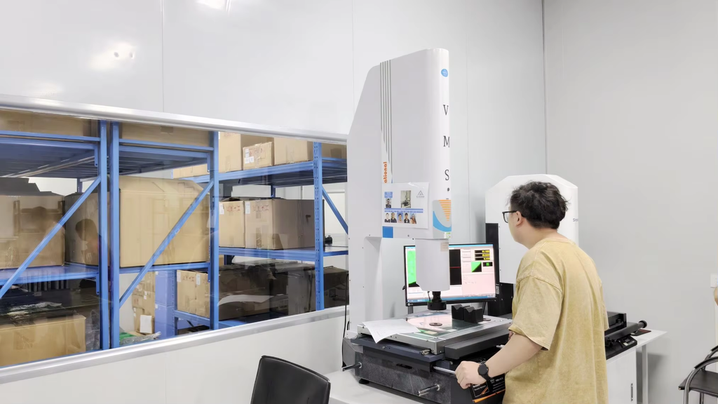 CMM coordinate measuring machine for GD&T tolerance inspection of optomechanical parts